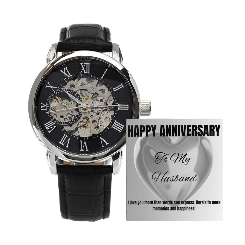 Open Face Watch with Message