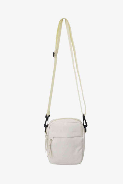 Wide Strap Polyester Crossbody Bag
