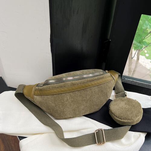 Small Corduroy Sling Bag